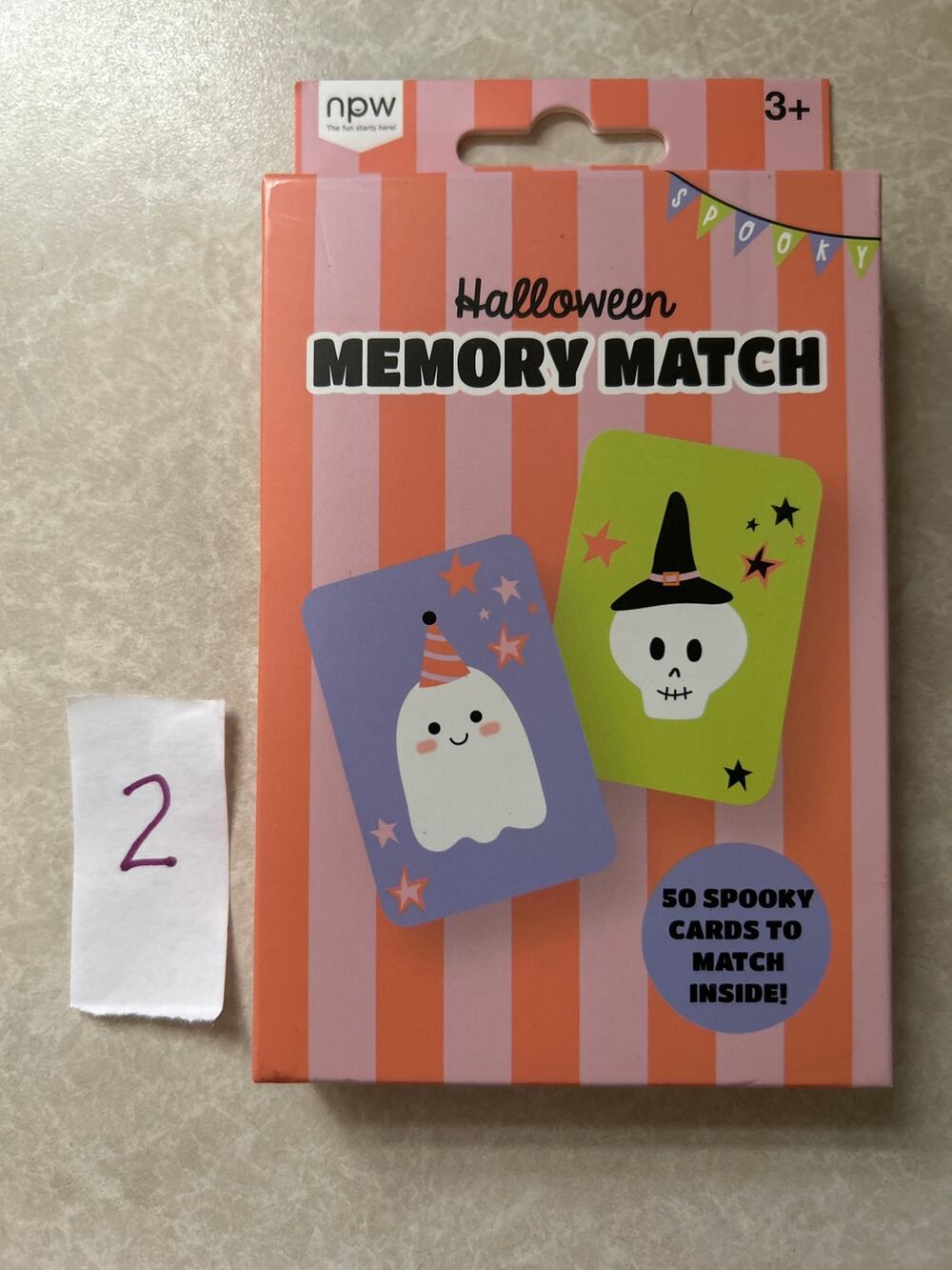 #2 New Halloween 🎃50 Spooky Memory Cards to Match Ghosts👻 Skeletons🩻 etc